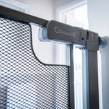 Callowesse Narrow Metal Mesh Child & Pet Safety Gate 62-69cm x H76cm - Ash Grey 4