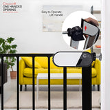 Callowesse Saluki Tall & Narrow Pressure Fit Child & Pet Safety Gate | 65-70cm x H96cm - Black 4