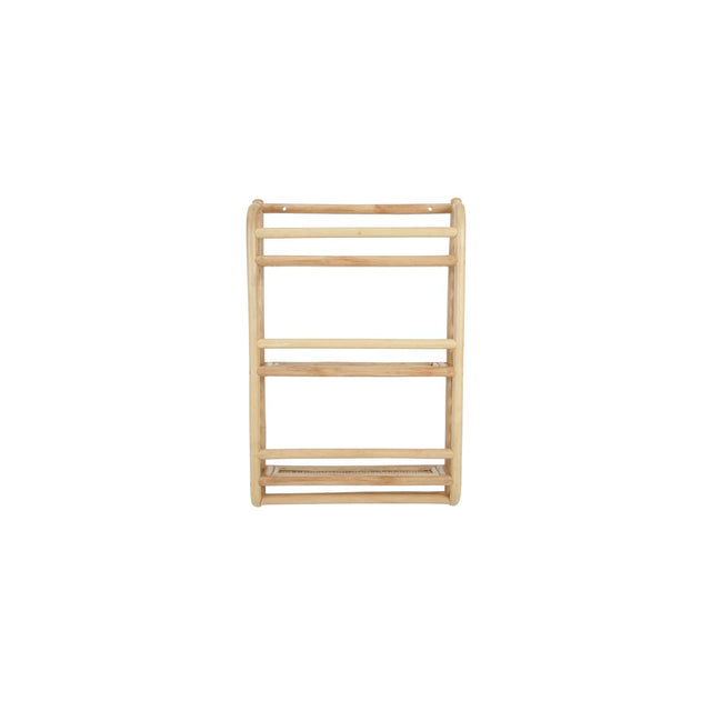 CuddleCo Aria Wave Bookshelf - Rattan