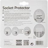 Clippasafe Double Electric Socket Cover - White 3