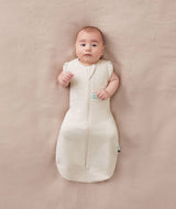 ergoPouch Organic All Year Swaddle Sleeping Bag | 1.0 Tog | 0-3 Months - Oatmeal