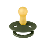 BIBS Colour Round Latex Pacifiers Size 1 – Sage & Hunter Green (2 Pack)