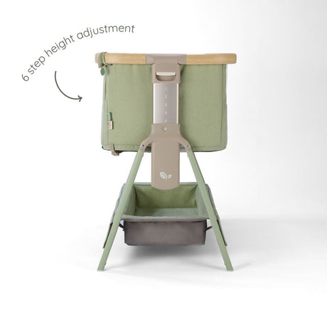 Tutti BambiniCozee Air 2 Bedside Crib - Drifted Oak & Eucalyptus