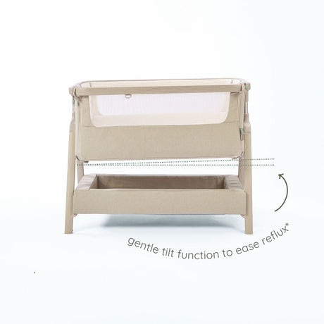 Tutti BambiniCozee Air 2 Bedside Crib - Soft Walnut & Cocoa