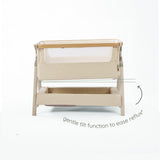 Tutti BambiniCozee Air 2 Bedside Crib - Toasted Oak & Sand