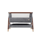 Tutti Bambini Cozee Luxe Bedside Crib - Walnut & Slate