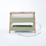 Tutti Bambini Cozee Sense Bedside Crib - Drifted Oak & Eucalyptus