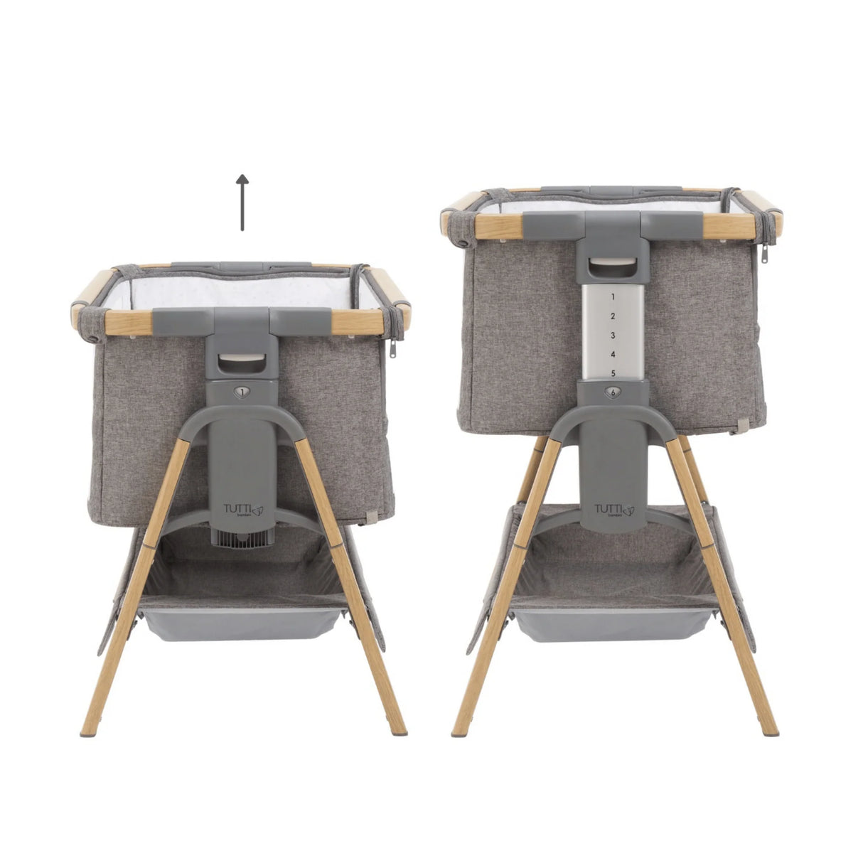 Tutti Bambini Cozee XL Complete Birth to 4 Years Bundle - Oak & Charcoal