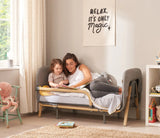 Tutti Bambini Cozee XL Junior Bed & Sofa Expansion Pack - Oak & Charcoal