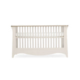 CuddleCo Clara 3 Piece Nursery Furniture Set with Cot Bed, Dresser and Wardrobe - Cashmere