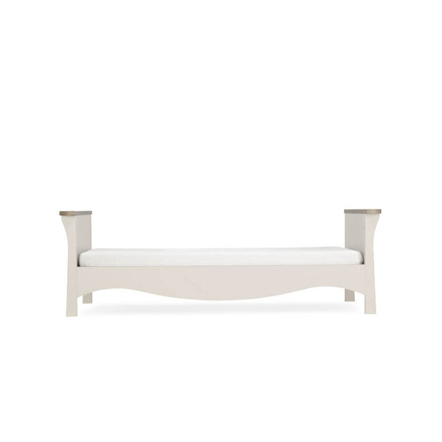 CuddleCo Clara 3 Piece Nursery Furniture Set with Cot Bed, Dresser and Wardrobe - Cashmere