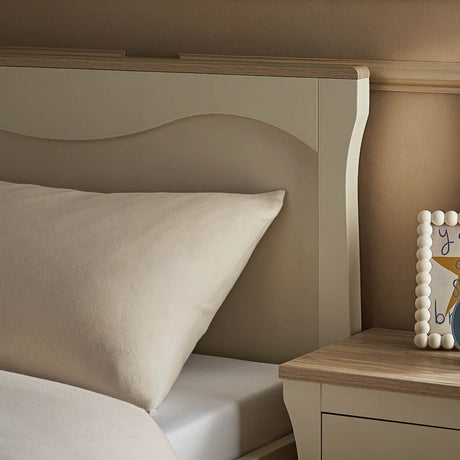 CuddleCo Clara Single Bed - Cashmere & Ash