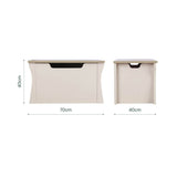 CuddleCo Clara Toy Storage Box - Cashmere & Ash