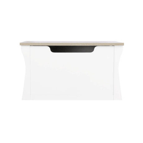 CuddleCo Clara Toy Storage Box - White & Ash