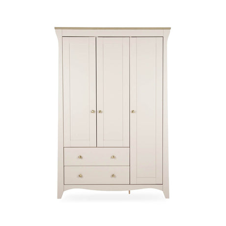 CuddleCo Clara Triple Wardrobe - Cashmere & Ash