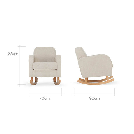 Cuddle Co Etta Nursing Chair - Boucle Mushroom