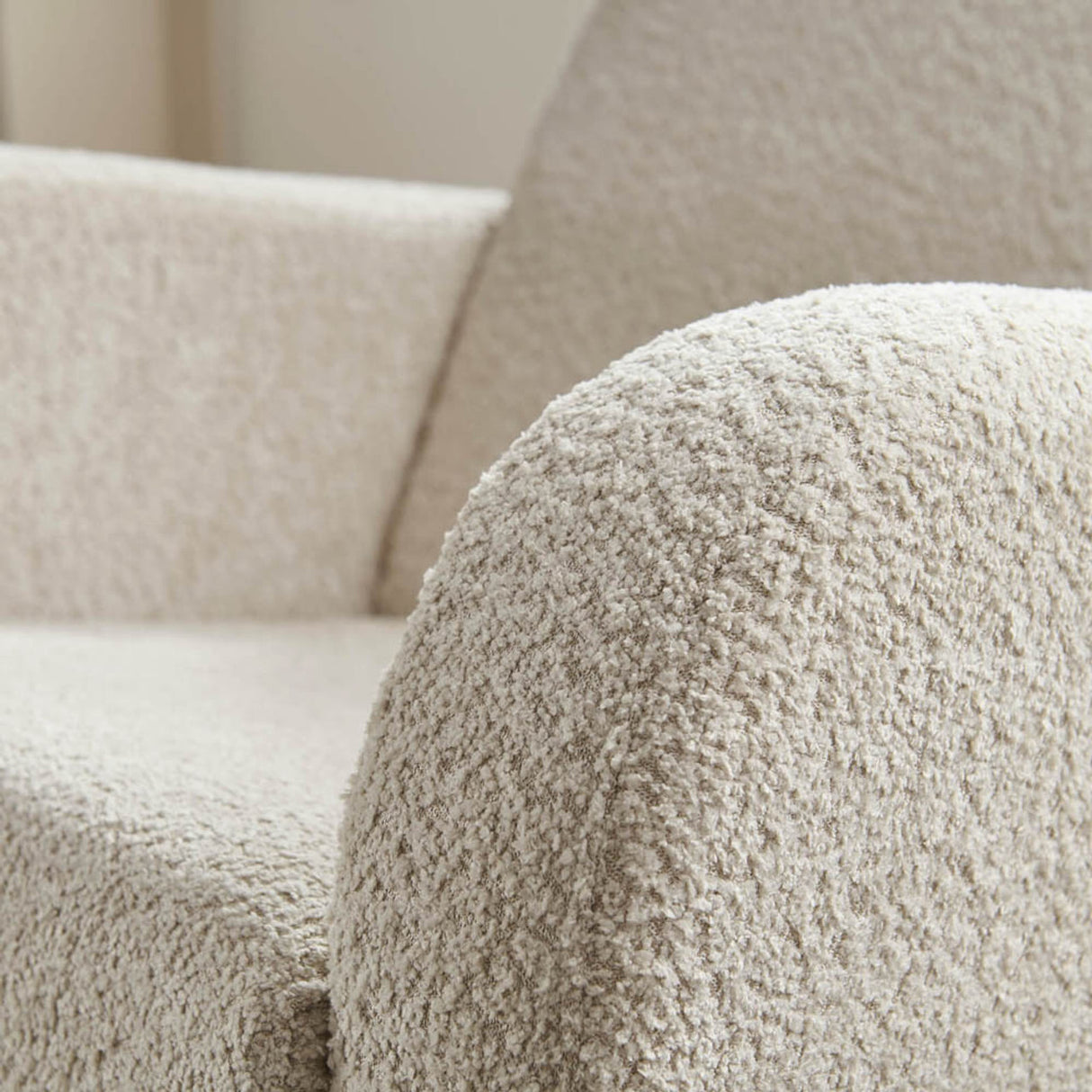 Cuddle Co Etta Nursing Chair - Boucle Mushroom