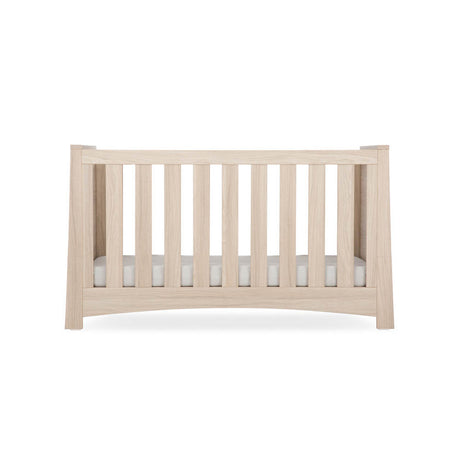 CuddleCo Isla 2 Piece Nursery Furniture Set with Cot Bed and Dresser - Ash