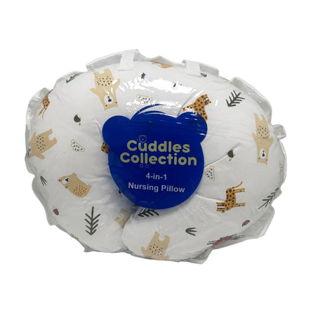 Cuddles Collection 4 in 1 Nursing Pillow - Tiger Kingdom 4