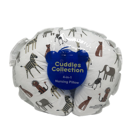 Cuddles Collection 4in1 Nursing Pillow - Animal Kingdom 4