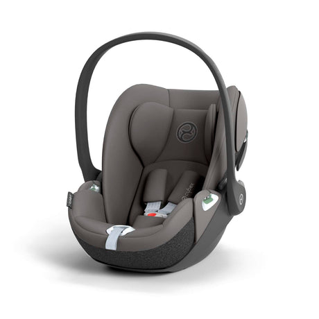 Cybex Priam Travel System with Accessories, Cloud T Car Seat & ISOFIX Base - Mirage Grey / Rose Gold Frame