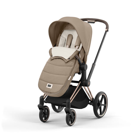 Cybex Priam 2026 Ultimate Accessory Bundle with Cloud T & ISOFIX Base - Matt Black / Cozy Beige