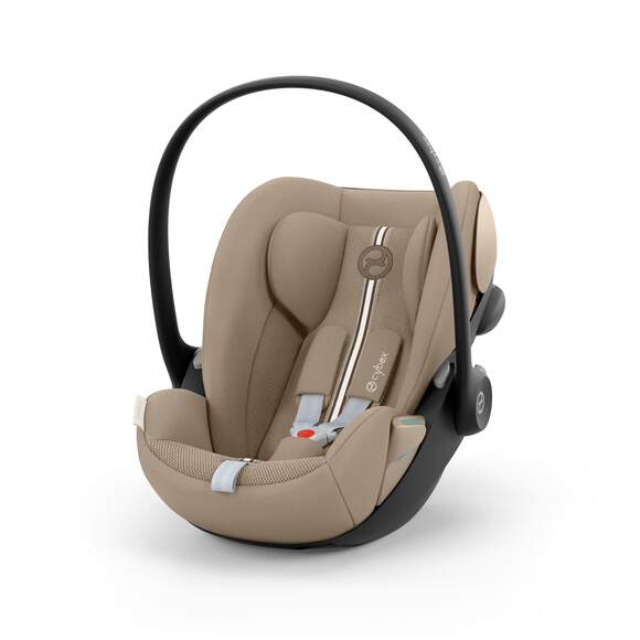 Cybex Talos S Lux Newborn Nest Travel System with Cloud G Car Seat & ISOFIX Base - Almond Beige