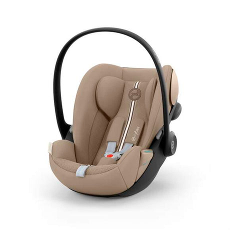 Cybex Talos S Lux Newborn Nest Travel System with Cloud G Car Seat & ISOFIX Base - Almond Beige