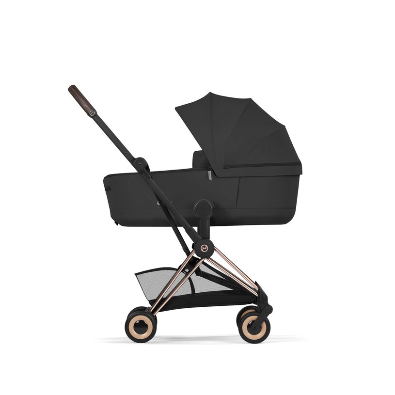 Cybex Coya 2026 Stroller with Folding Carrycot - Rose Gold/Sepia Black