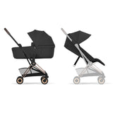 Cybex Coya 2026 Stroller with Folding Carrycot - Rose Gold/Sepia Black
