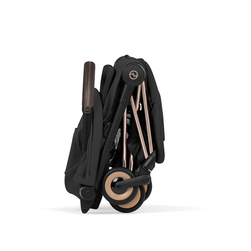 Cybex Coya 2026 Stroller with Folding Carrycot - Rose Gold/Sepia Black