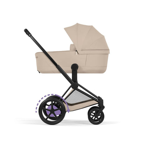 Cybex ePriam 2026 Ultimate Accessory Bundle with Cloud T & ISOFIX Base - Matt Black/Cozy Beige