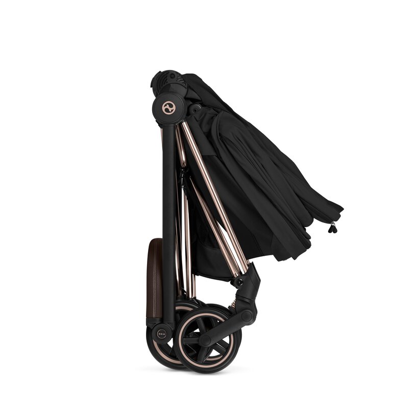 Cybex Coya 2026 Stroller with Folding Carrycot - Rose Gold/Sepia Black