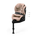 Cybex Anoris S i-Size Air Bag Car Seat | COMFORT - Cozy Beige 7