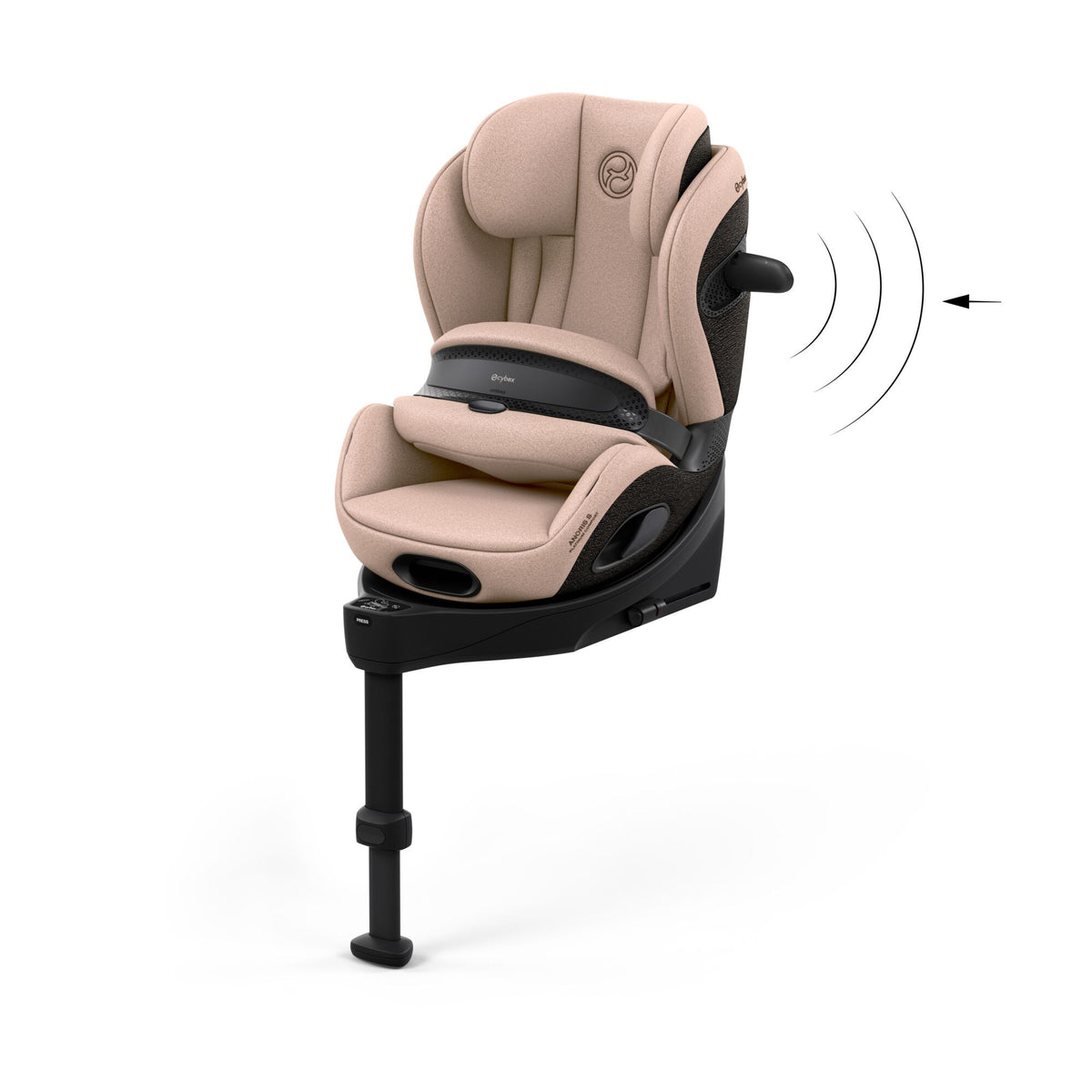 Cybex Anoris S i-Size Air Bag Car Seat | COMFORT - Cozy Beige 8