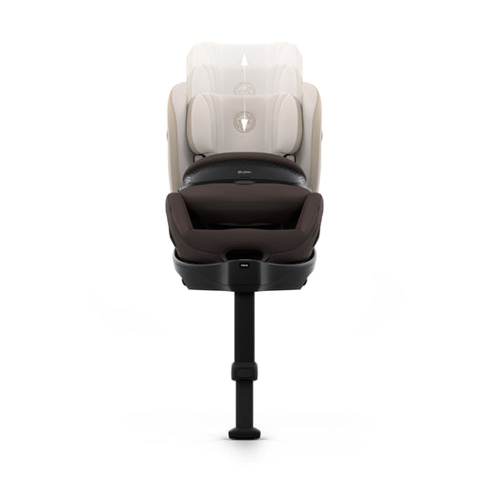 Cybex Anoris Si i-Size Airbag Car Seat with ISOFIX Base | STYLE - Amber Brown 4