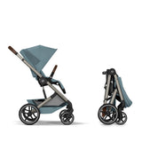 Cybex Balios 2026 inc Foldable Carrycot Accessory Bundle - Stormy Blue 7