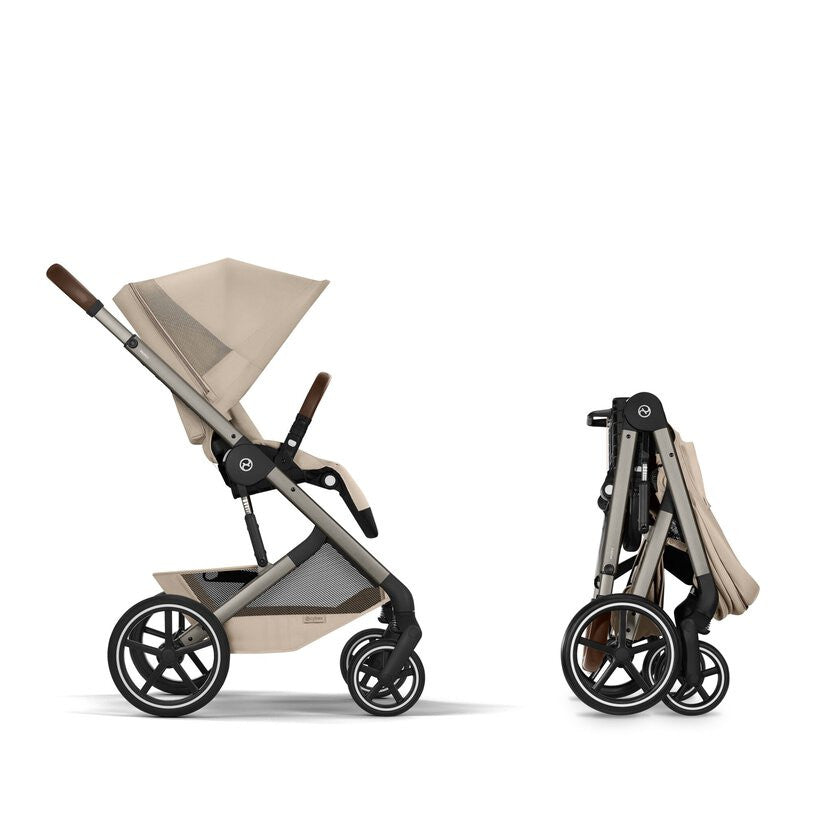 Cybex Balios 2026 inc Foldable Carrycot - Almond Beige 6