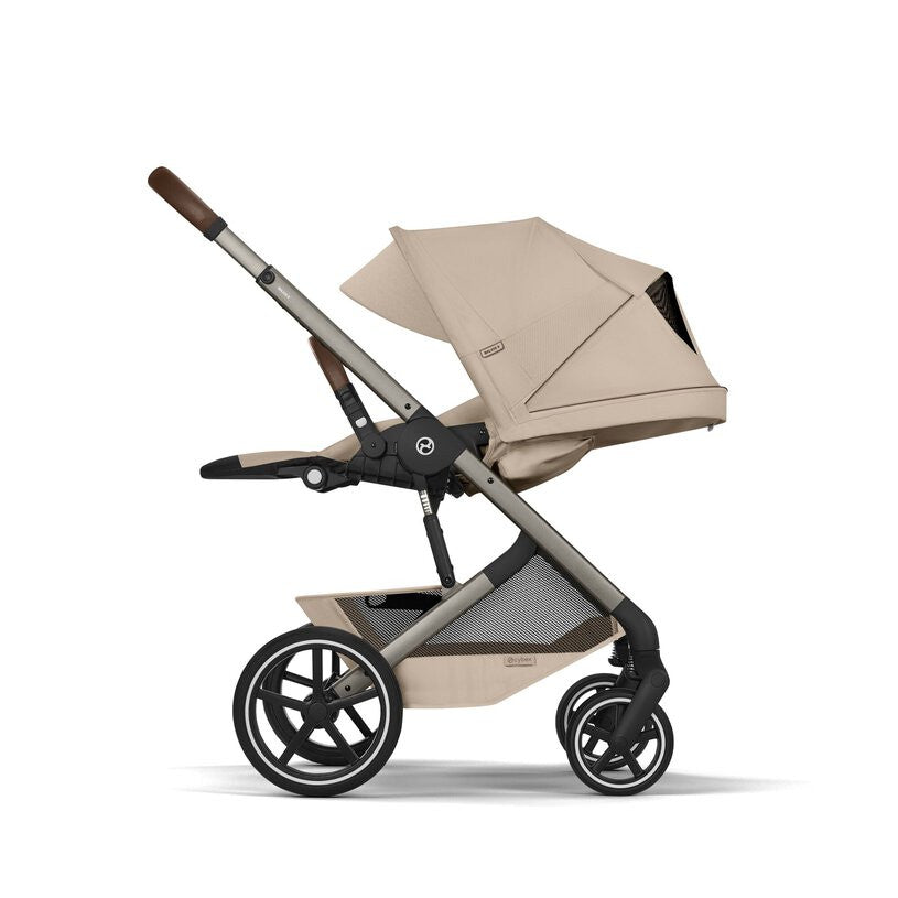 Cybex Balios 2026 inc Foldable Carrycot - Almond Beige 9