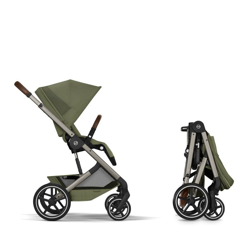 Cybex Balios 2026 inc Foldable Carrycot - Moss Green 6