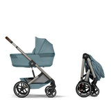 Cybex Balios 2026 inc Foldable Carrycot - Storm Blue 4