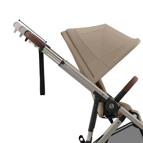 Cybex eGazelle 9 Piece Bundle | inc Gold Footmuff - Almond Beige 12