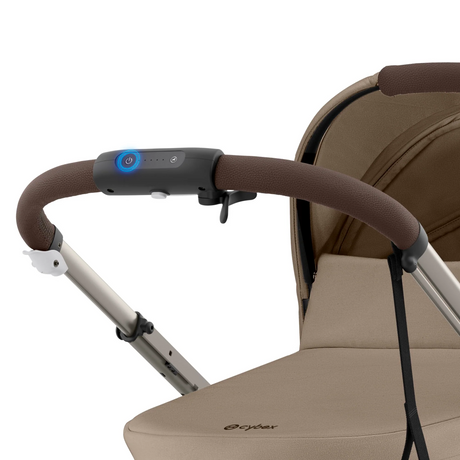 Cybex eGazelle 9 Piece Bundle | inc Gold Footmuff - Almond Beige 3