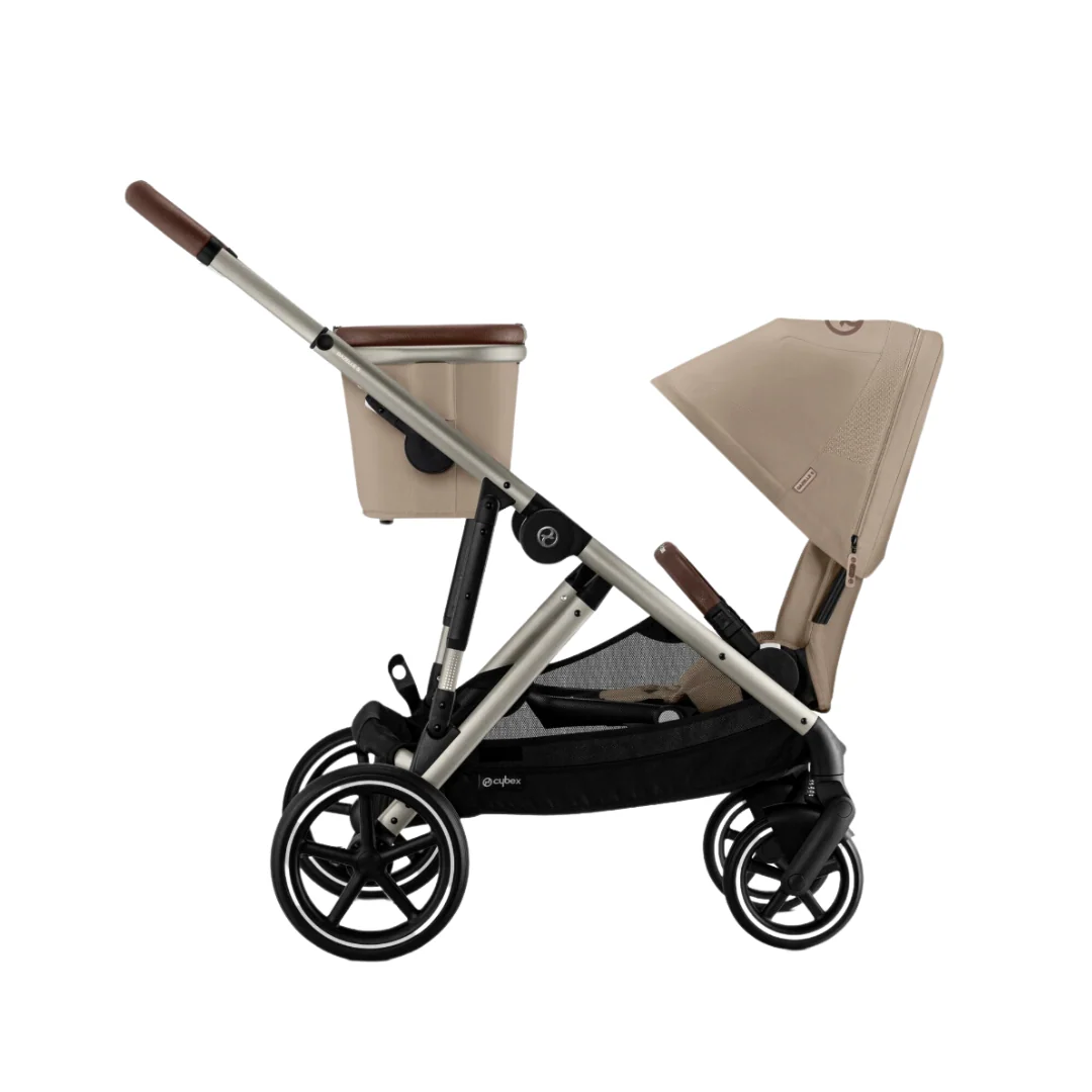 Cybex eGazelle 9 Piece Bundle | inc Gold Footmuff - Almond Beige 8