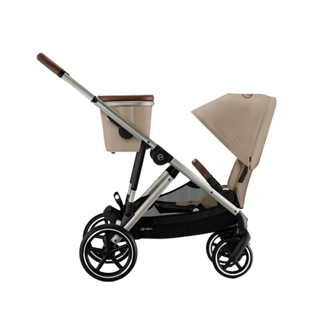 Cybex eGazelle 9 Piece Bundle | inc Gold Footmuff - Almond Beige 8