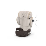 Cybex Solution S i-Size Child Car Seat | STYLE - Amber Brown 6