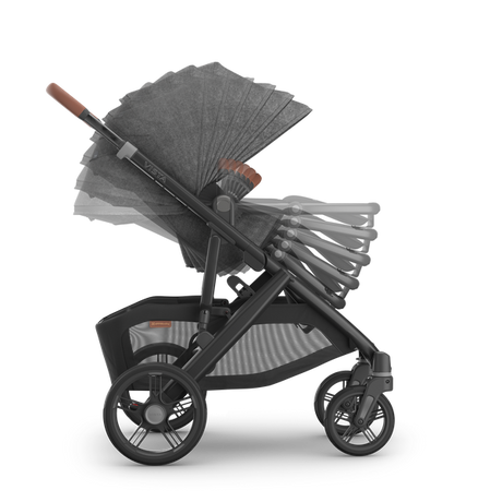 UPPAbaby Vista V3 Travel System Bundle with Cybex Cloud T Car Seat and ISOFIX Base - Greyson