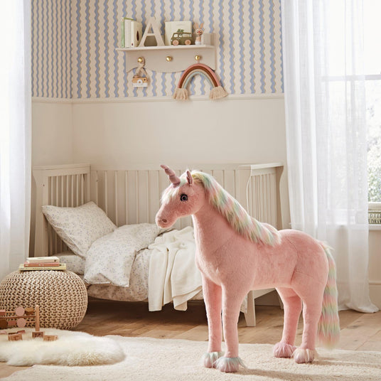 CuddleCo Standing Unicorn 90cm - Rainbow