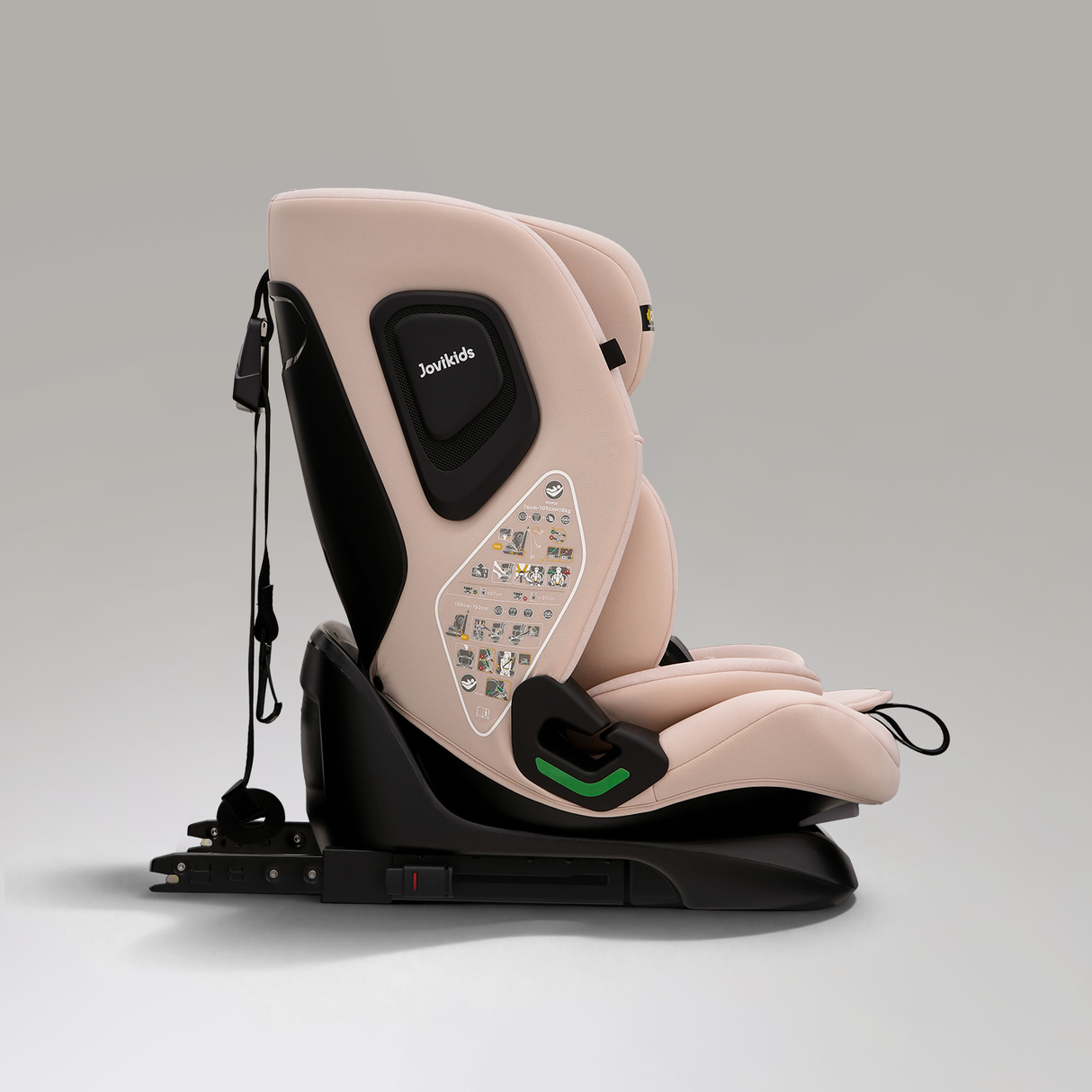 Jovikids Rober+ Folding High Back Booster - Rosewood