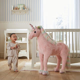 CuddleCo Standing Unicorn 90cm - Rainbow